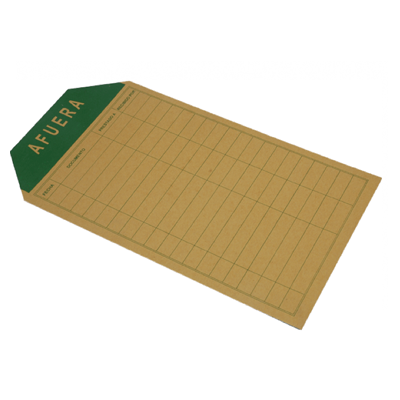 Tapa con Impresión "Afuera" Verde